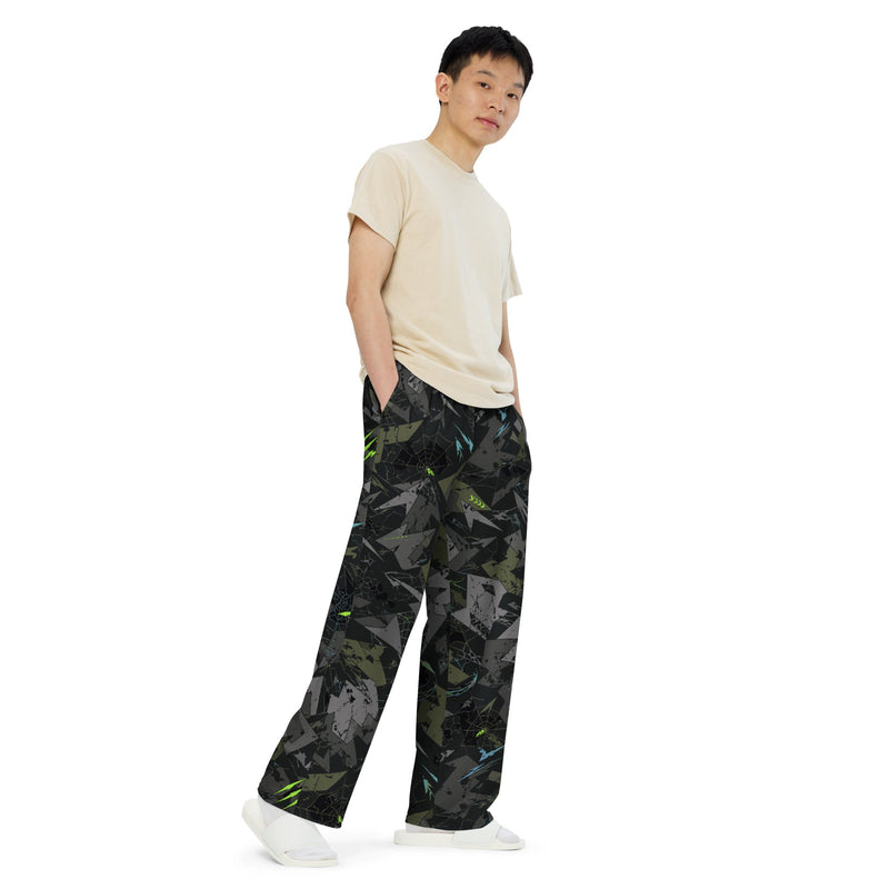 Spider Wall Reflex CAMO Unisex Wide-Leg Leisure Pants - Pant