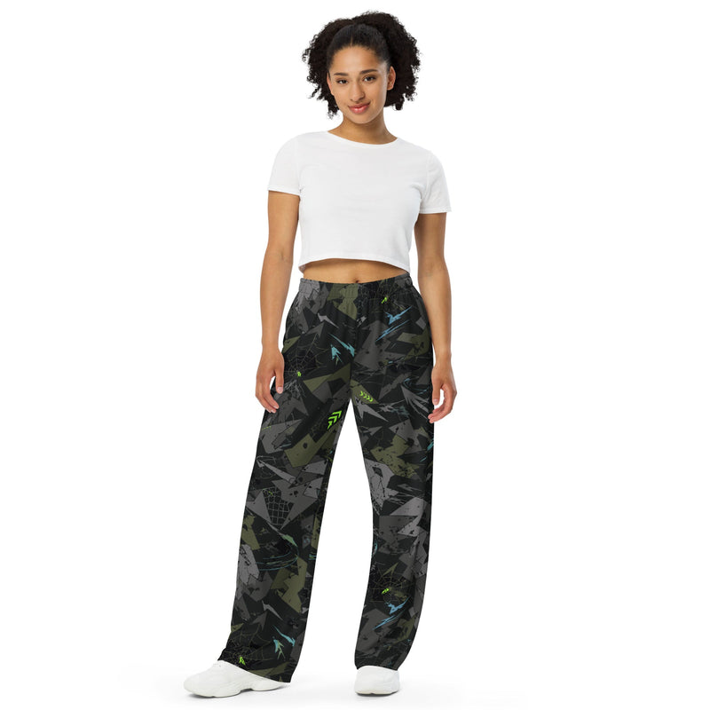 Spider Wall Reflex CAMO Unisex Wide-Leg Leisure Pants - Pant