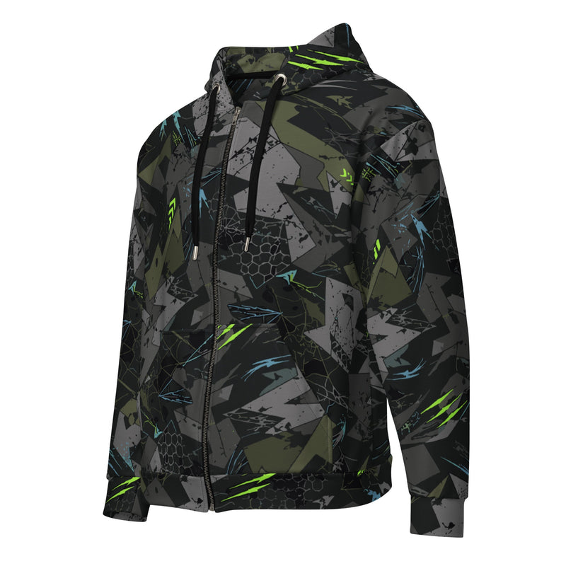 Spider Wall Reflex CAMO Unisex Zip Hoodie