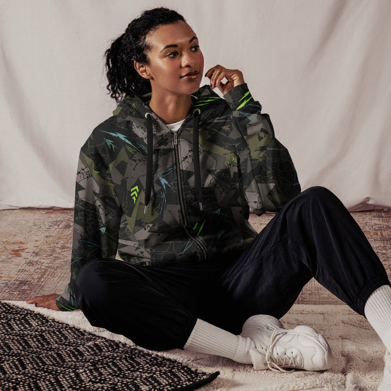 Spider Wall Reflex CAMO Unisex Zip Hoodie