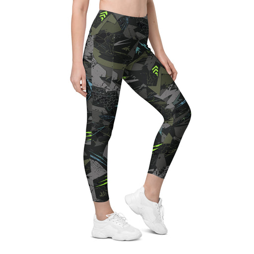 Spider Wall Reflex CAMO Womens Leggings with Pockets - 2XS - Women