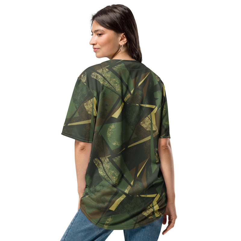Splinter Vector Jungle CAMO Unisex Baseball Jersey