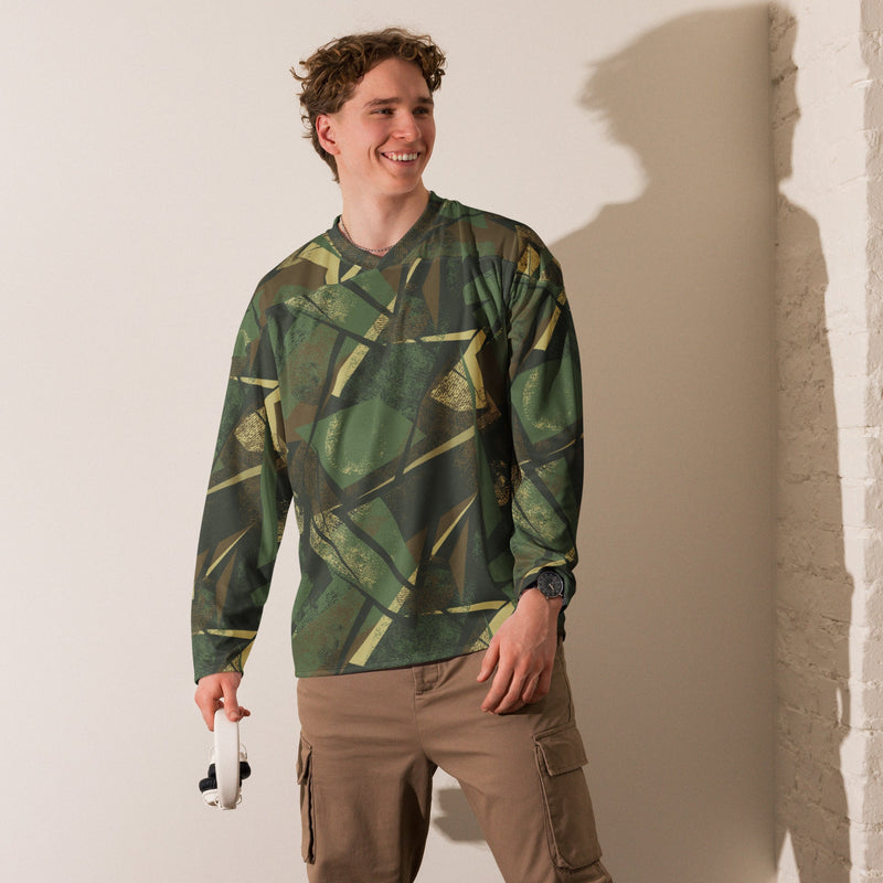 Splinter Vector Jungle CAMO Unisex Hockey Fan Jersey