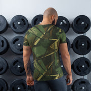 Splinter Vector Jungle CAMO Mens Athletic T-Shirt - Shirt