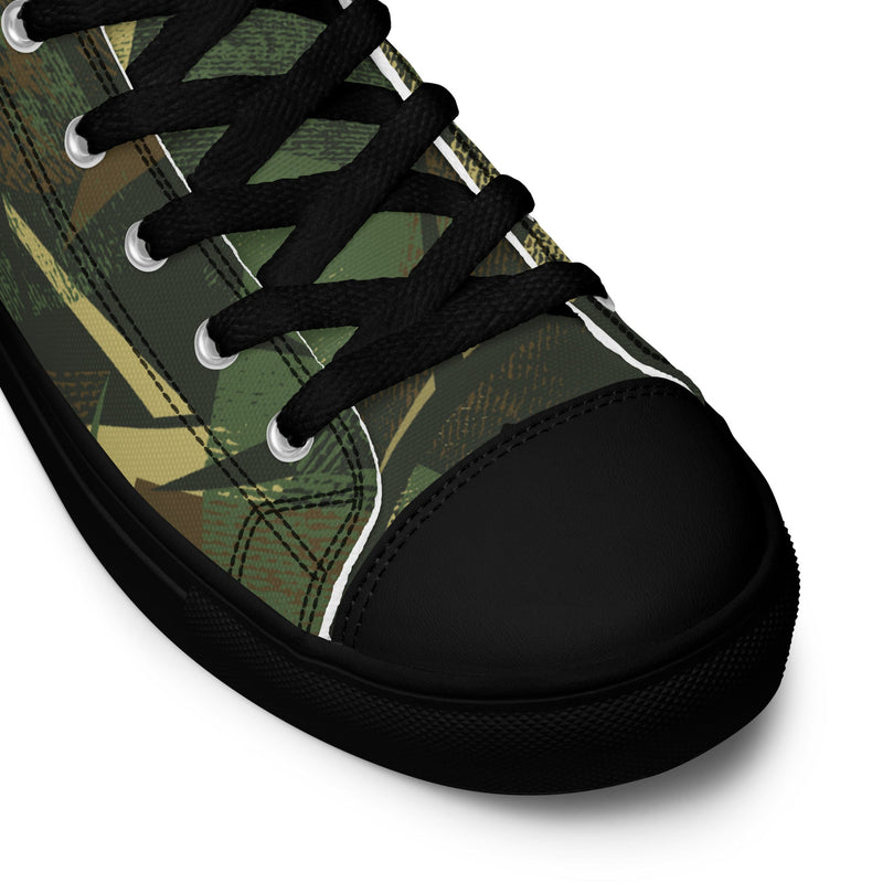 Splinter Vector Jungle CAMO Mens High-Top Canvas Shoes