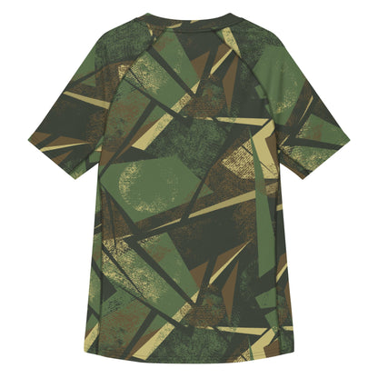 Splinter Vector Jungle CAMO Mens Short-Sleeve Rash Guard