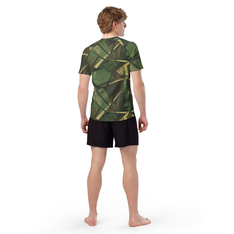 Splinter Vector Jungle CAMO Mens Short-Sleeve Rash Guard - SS