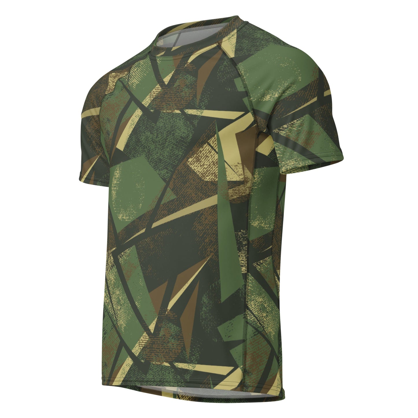 Splinter Vector Jungle CAMO Mens Short-Sleeve Rash Guard