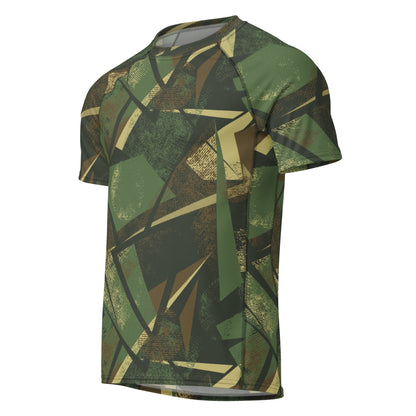 Splinter Vector Jungle CAMO Mens Short-Sleeve Rash Guard