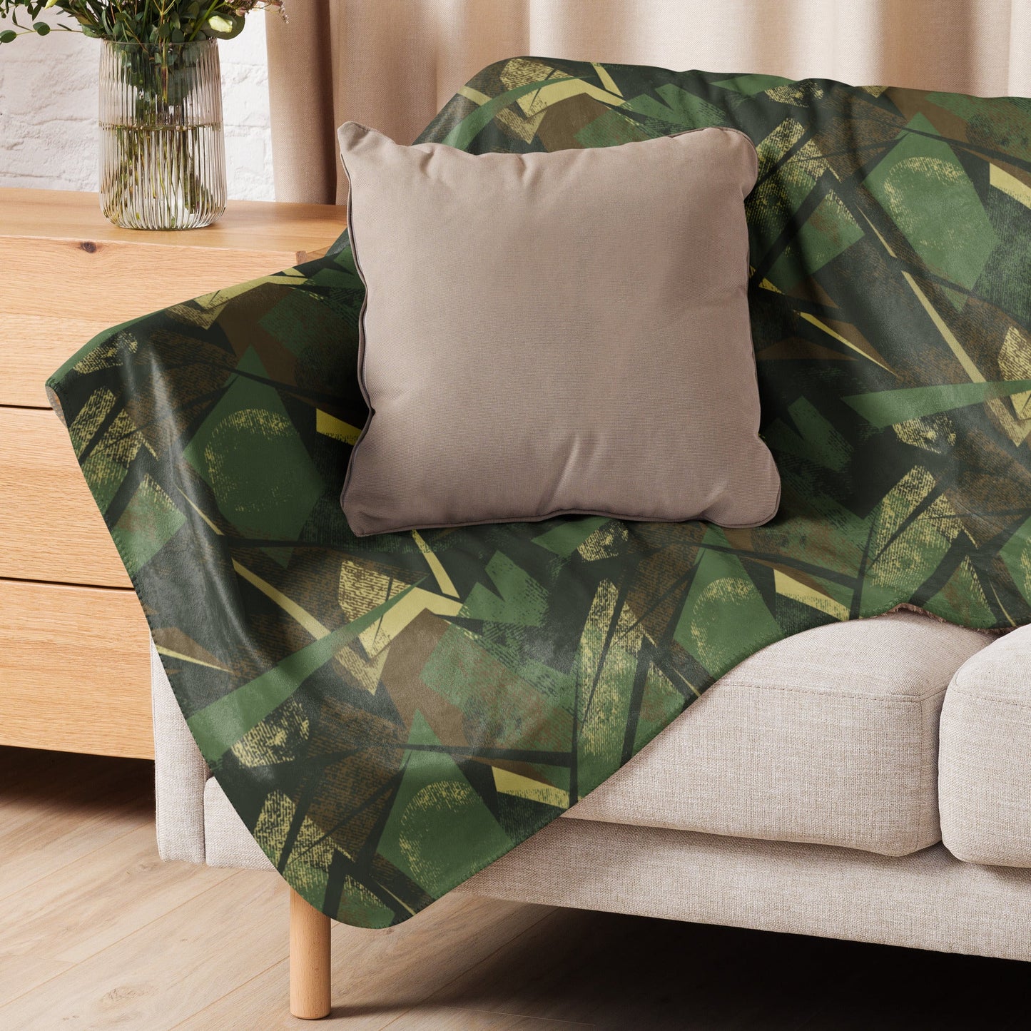 Splinter Vector Jungle CAMO Sherpa blanket - Blankets