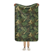 Splinter Vector Jungle CAMO Sherpa Blanket - 37″×57″