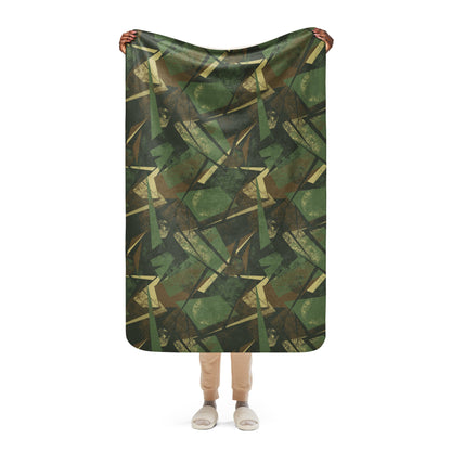 Splinter Vector Jungle CAMO Sherpa blanket - 37″×57″ - Blankets