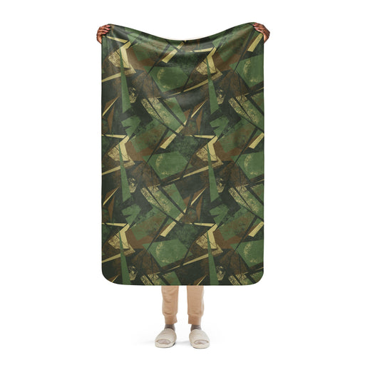 Splinter Vector Jungle CAMO Sherpa Blanket - 37″×57″