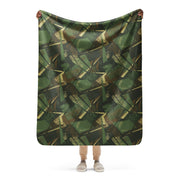 Splinter Vector Jungle CAMO Sherpa Blanket - 50″×60″