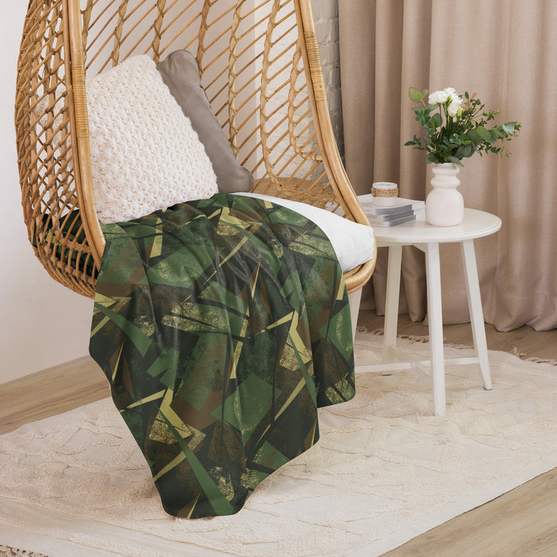 Splinter Vector Jungle CAMO Sherpa Blanket