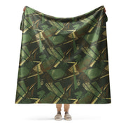 Splinter Vector Jungle CAMO Sherpa Blanket - 60″×80″
