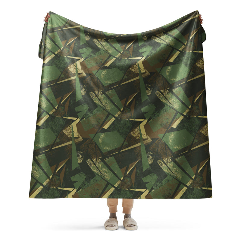 Splinter Vector Jungle CAMO Sherpa Blanket - 60″×80″