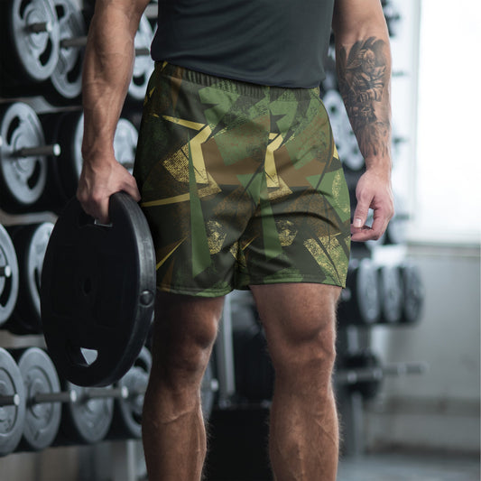 Splinter Vector Jungle CAMO Unisex Athletic Long Shorts - 2XS