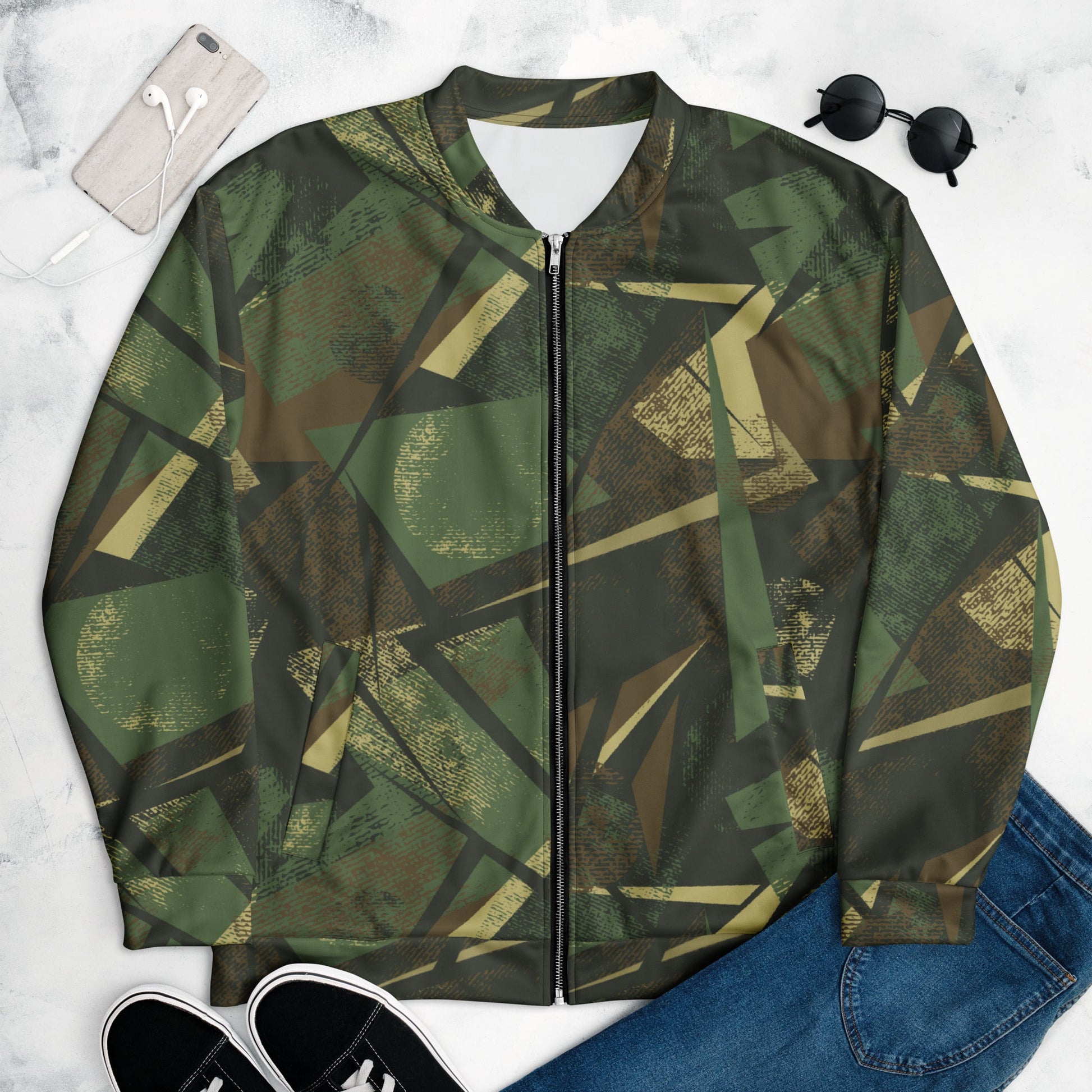 Splinter Vector Jungle CAMO Unisex Bomber Jacket