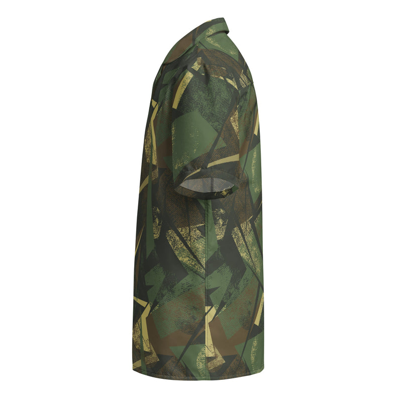 Splinter Vector Jungle CAMO Unisex Short-Sleeve Button Shirt - Button-Up