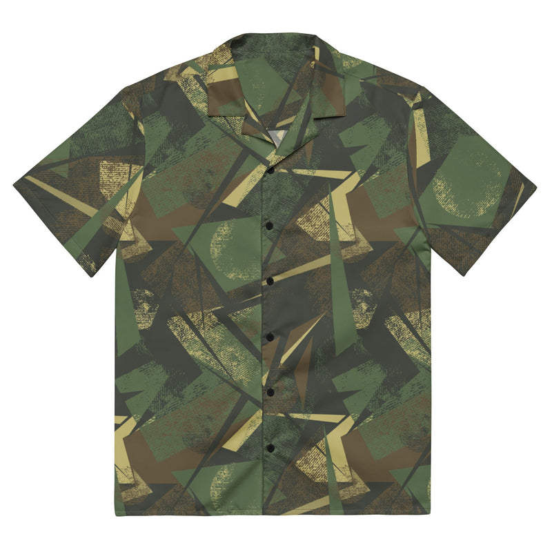 Splinter Vector Jungle CAMO Unisex Short-Sleeve Button Shirt - 2XS - Button-Up