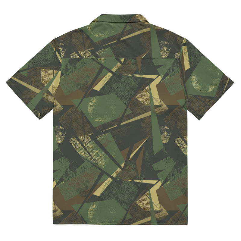 Splinter Vector Jungle CAMO Unisex Short-Sleeve Button Shirt - Button-Up