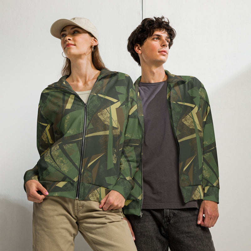 Splinter Vector Jungle CAMO Unisex Track Jacket - 2XS