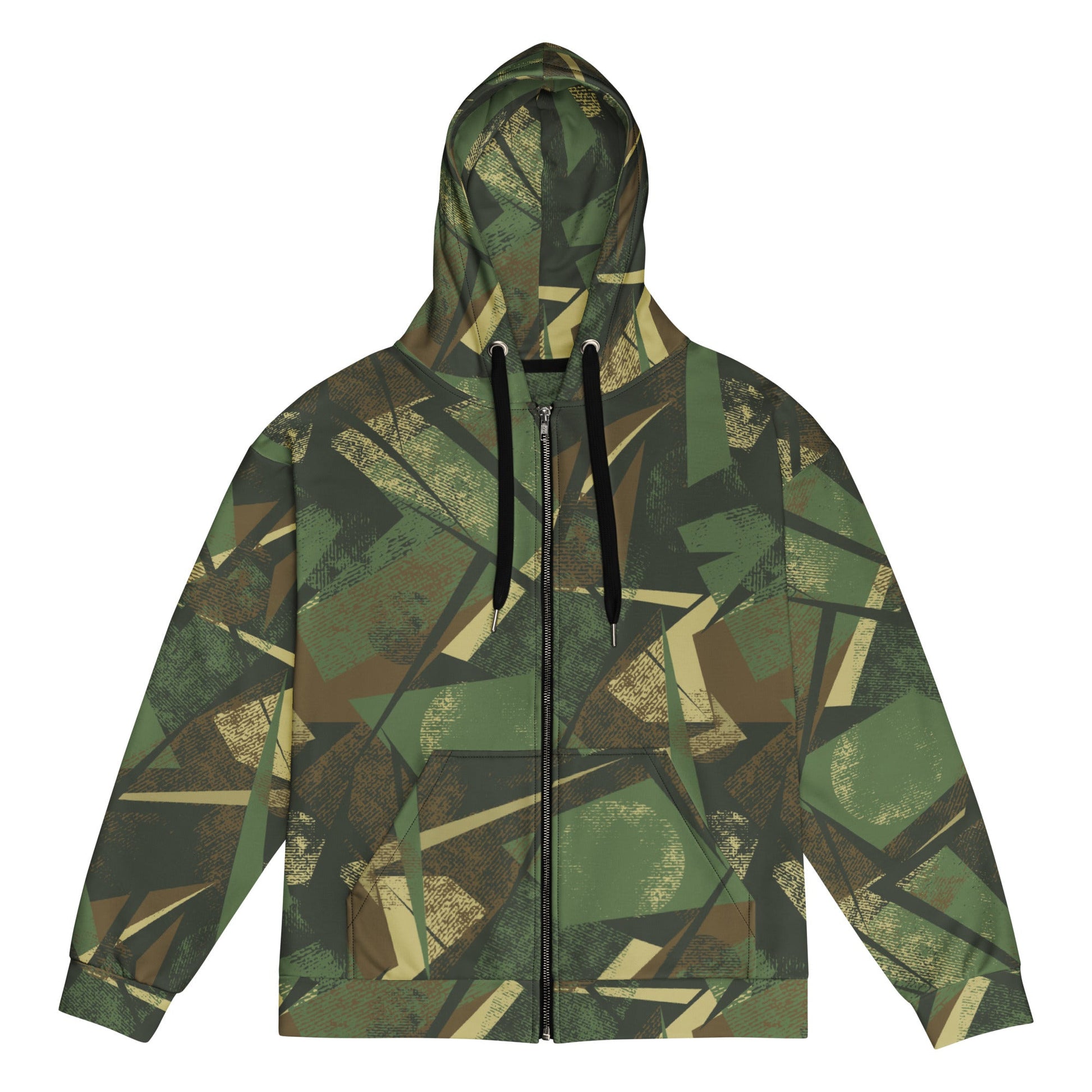 Splinter Vector Jungle CAMO Unisex Zip Hoodie - 2XS