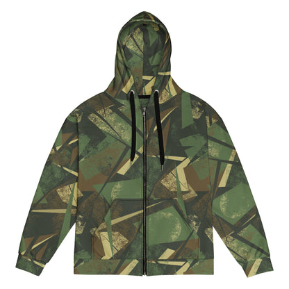Splinter Vector Jungle CAMO Unisex Zip Hoodie - 2XS