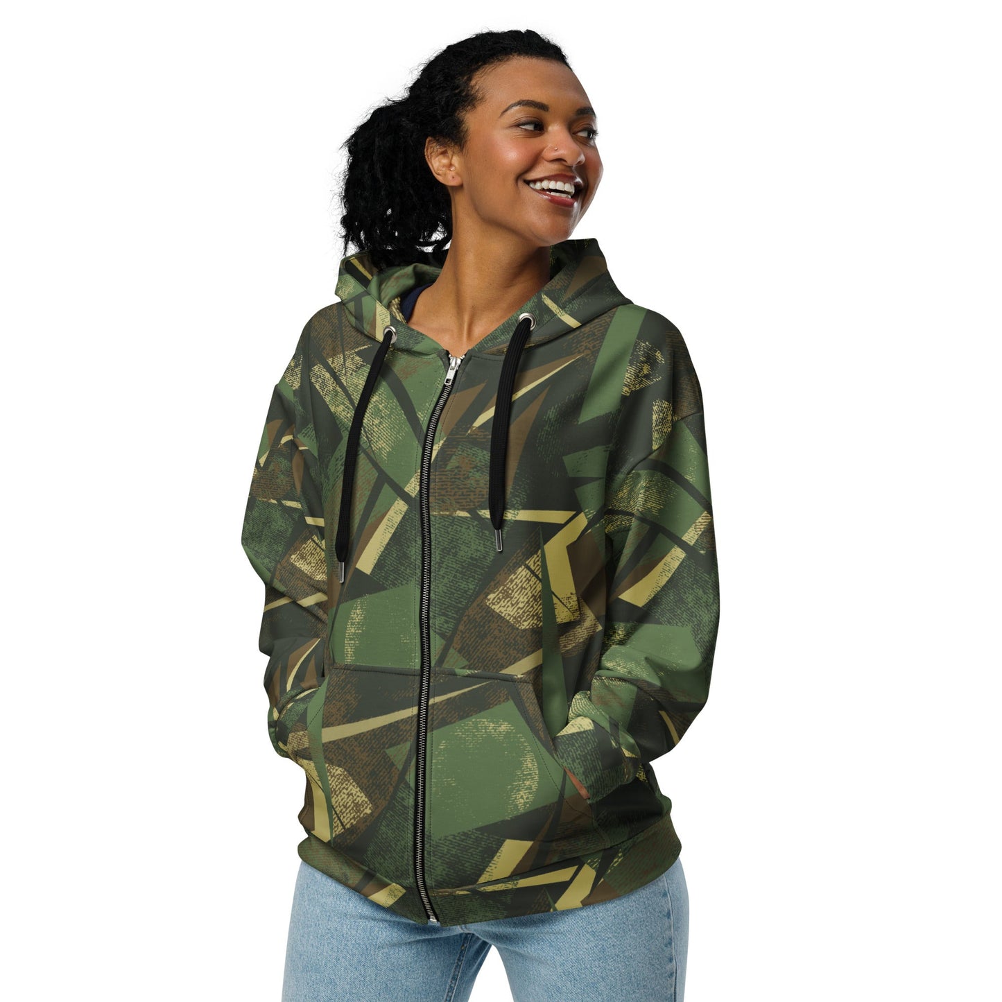Splinter Vector Jungle CAMO Unisex Zip Hoodie