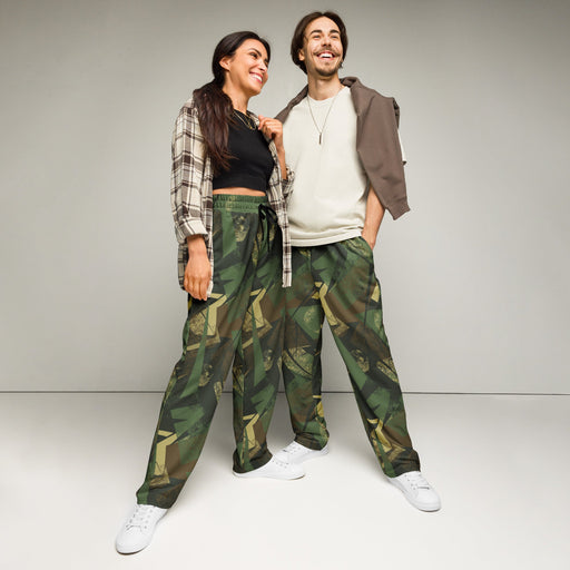 Splinter Vector Jungle CAMO Unisex Wide-Leg Joggers - 2XS