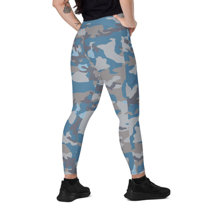 Stalker Clear Sky Video Game CAMO Leggings with pockets - 2XS - Womens With Pockets