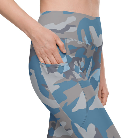 Stalker Clear Sky Video Game CAMO Leggings with pockets - Womens With Pockets