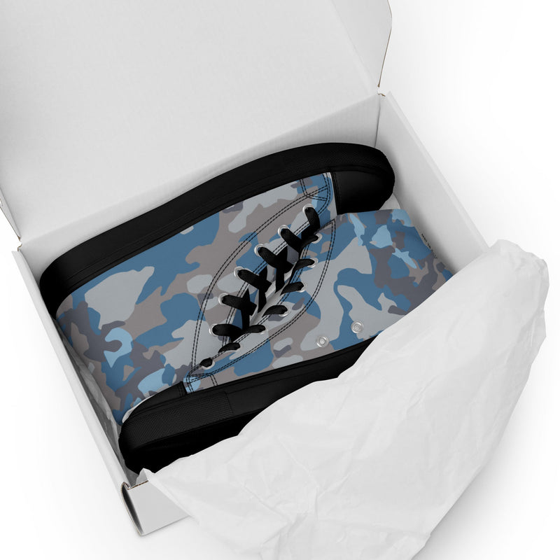 Skywatch CAMO Mens High-Top Canvas Shoes