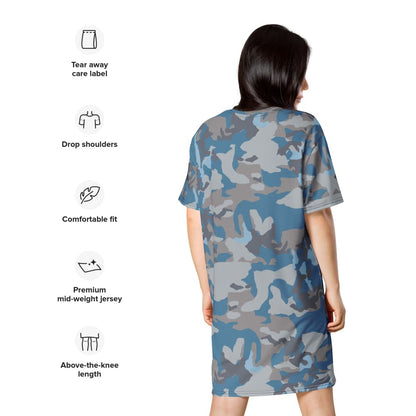 Stalker Clear Sky Video Game CAMO T-shirt dress - Womens T-Shirt Dress
