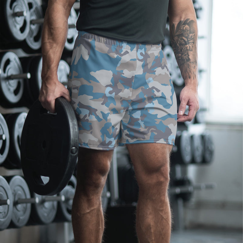 Skywatch CAMO Unisex Athletic Long Shorts - 2XS