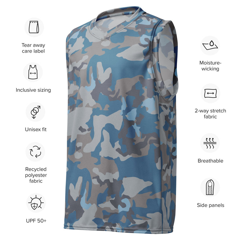Skywatch CAMO Unisex Basketball Jersey