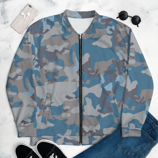 Stalker Clear Sky Video Game CAMO Unisex Bomber Jacket - XS - Unisex Bomber Jacket