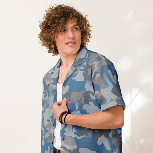 Skywatch CAMO Unisex Short-Sleeve Button Shirt - Button-Up