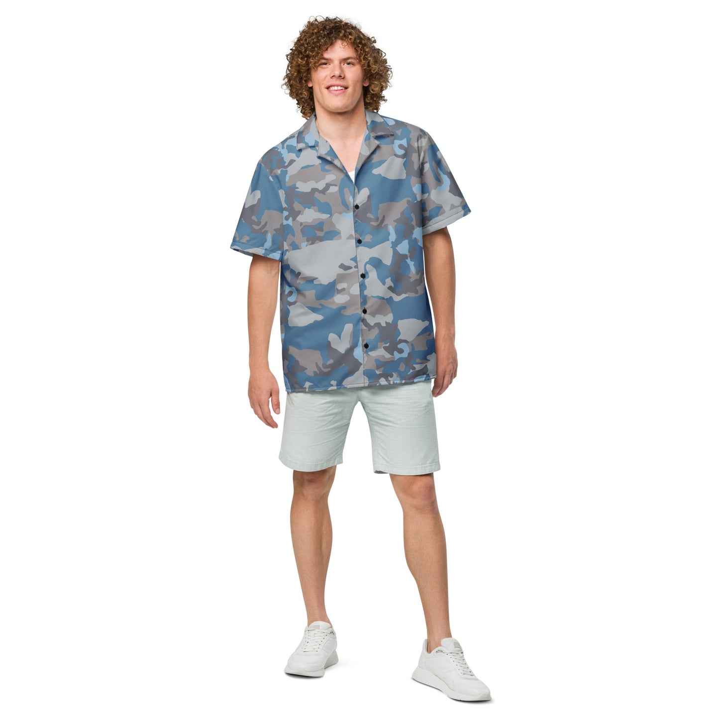 Stalker Clear Sky Video Game CAMO Unisex Short-Sleeve Button Shirt