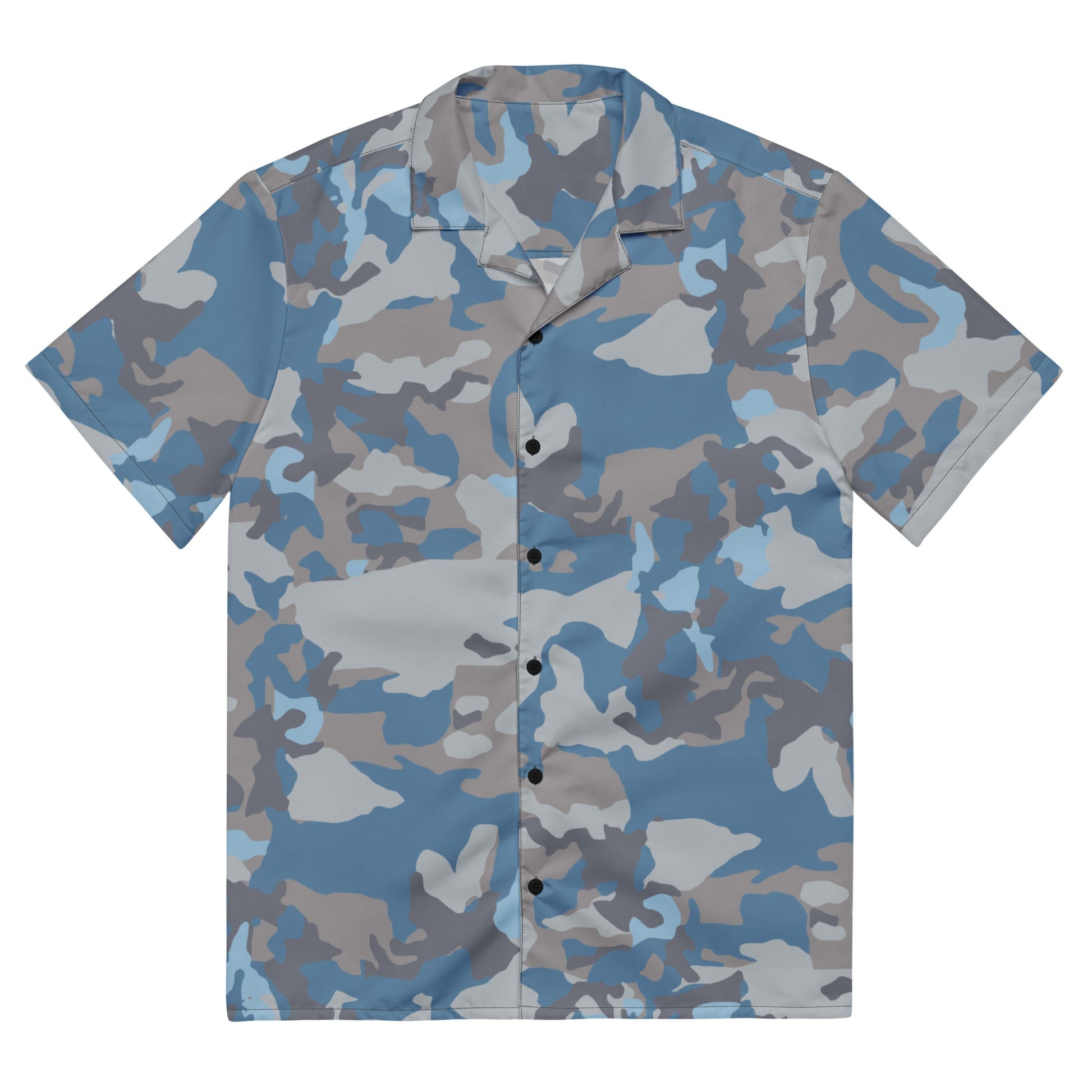 Stalker Clear Sky Video Game CAMO Unisex Short-Sleeve Button Shirt - 2XS