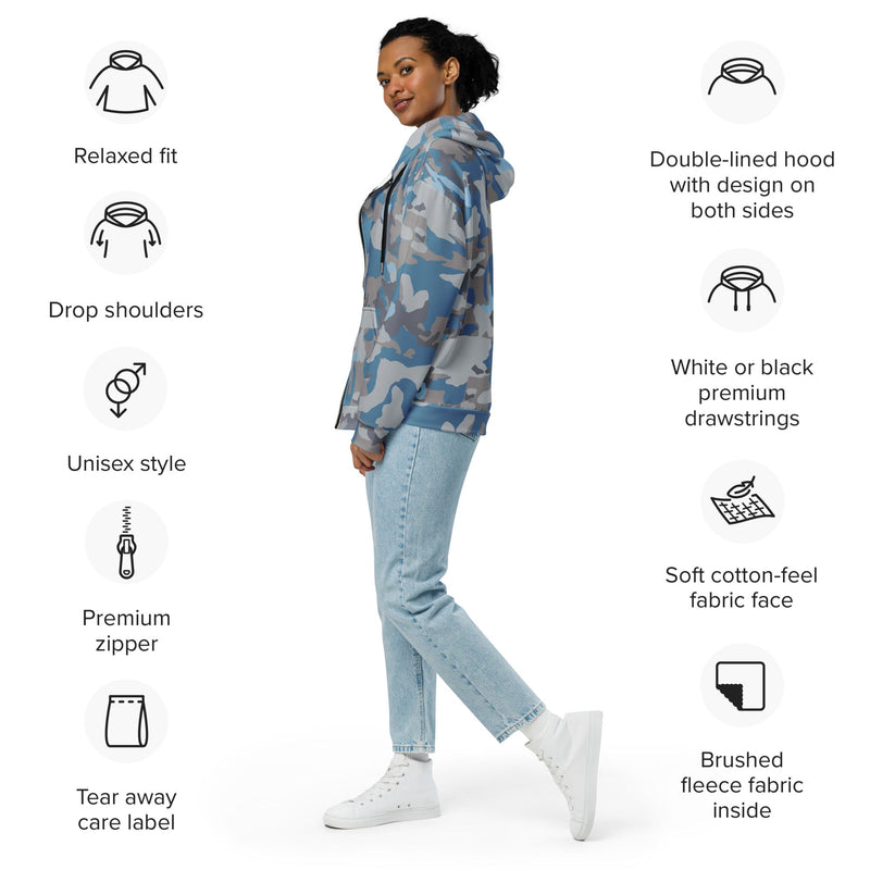 Skywatch CAMO Unisex Zip Hoodie