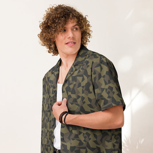 Stalker IPSF CAMO Unisex Short-Sleeve Button Shirt - 2XS