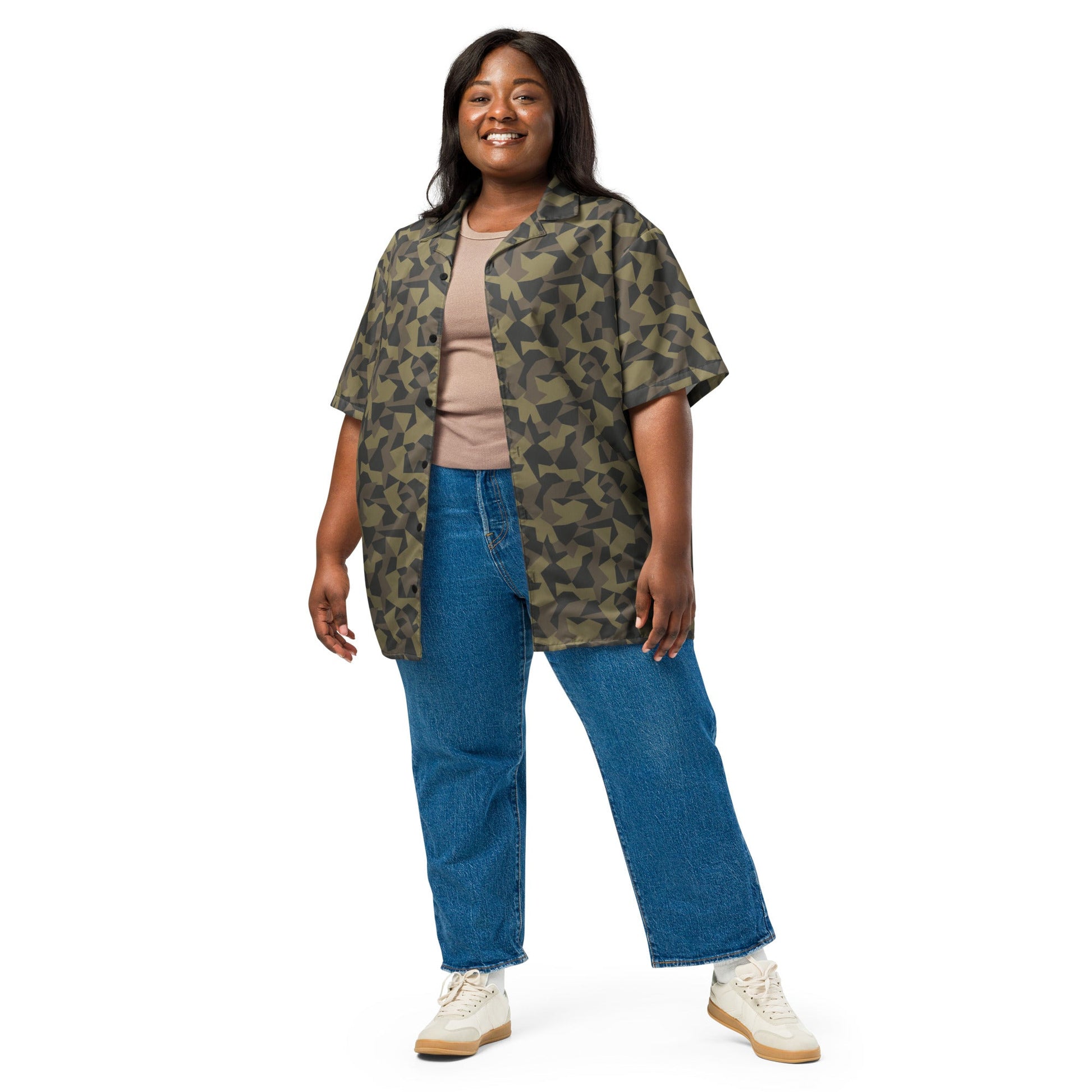 Stalker IPSF CAMO Unisex Short-Sleeve Button Shirt