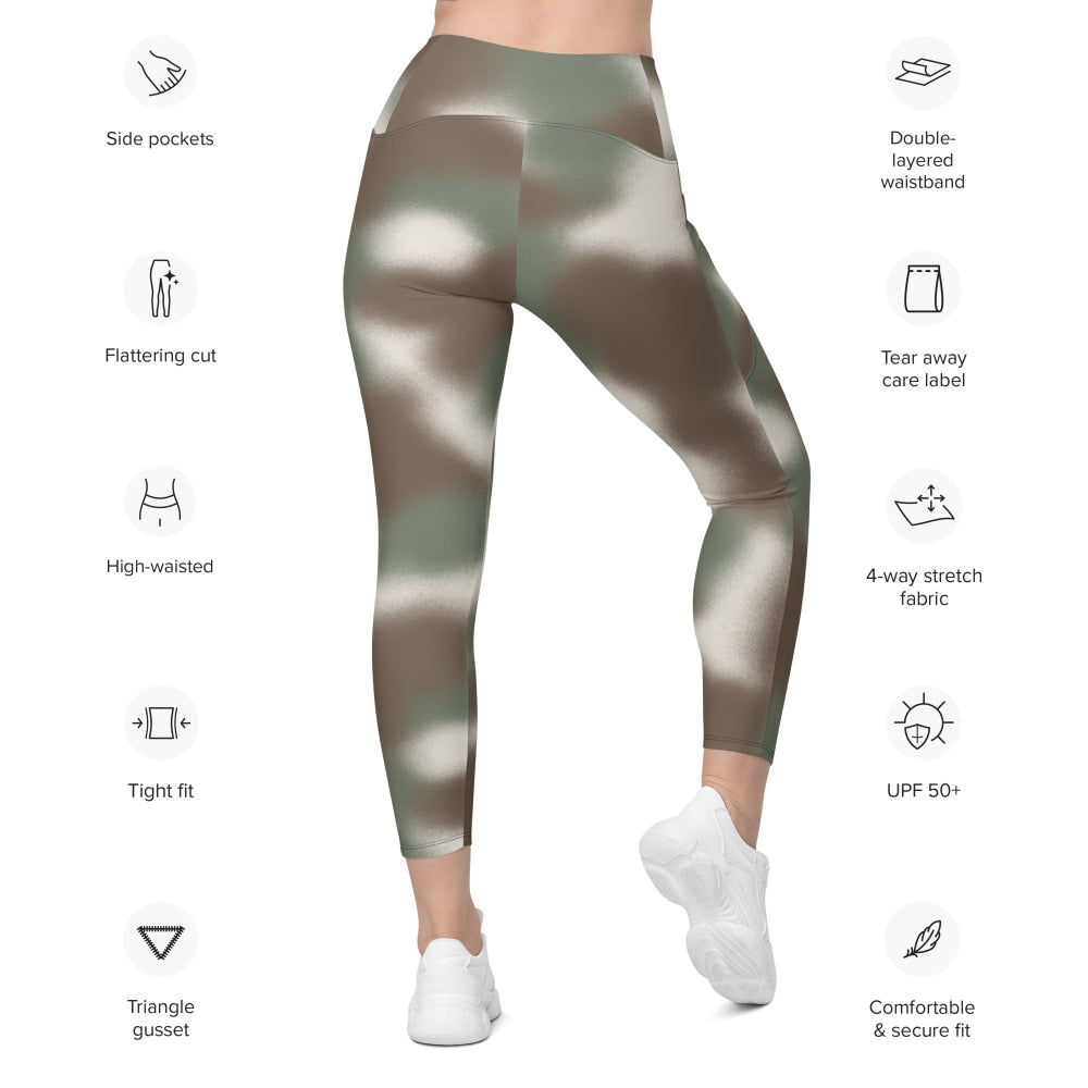 Star Wars Rebel Endor Arid CAMO Leggings with pockets - Womens With Pockets