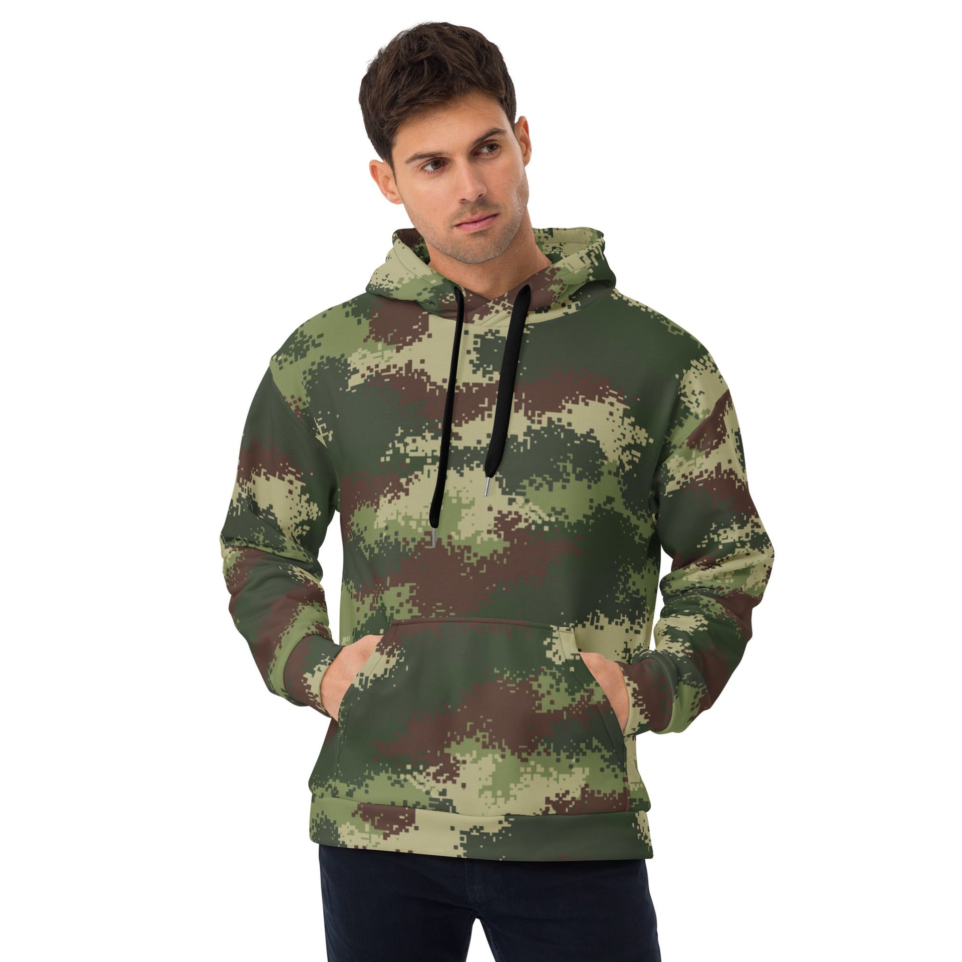 CAMO HQ Star Wars Rebel Endor Forest Digital CAMO Unisex Hoodie