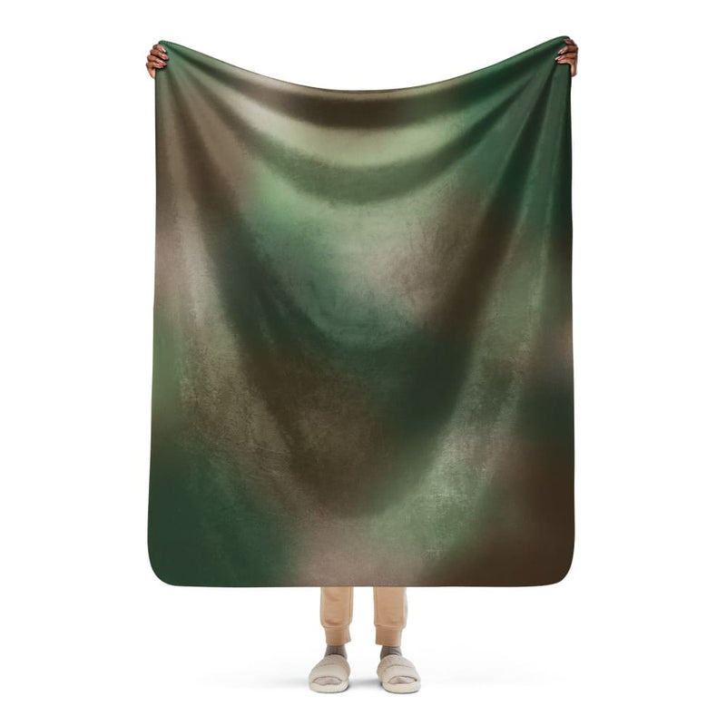 Star Wars Rebel Endor Forest CAMO Sherpa blanket - 50″×60″