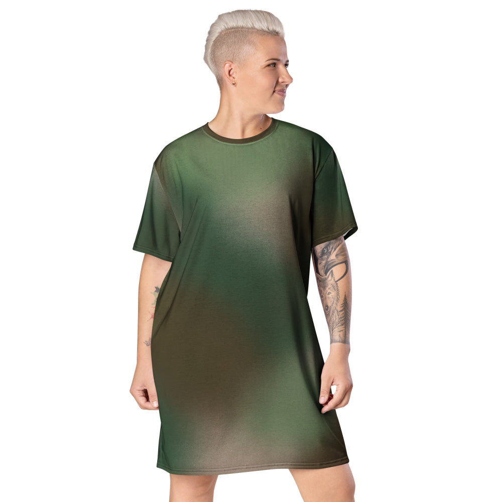 Star Wars Rebel Endor Forest CAMO T-shirt dress - 2XS - Womens T-Shirt Dress