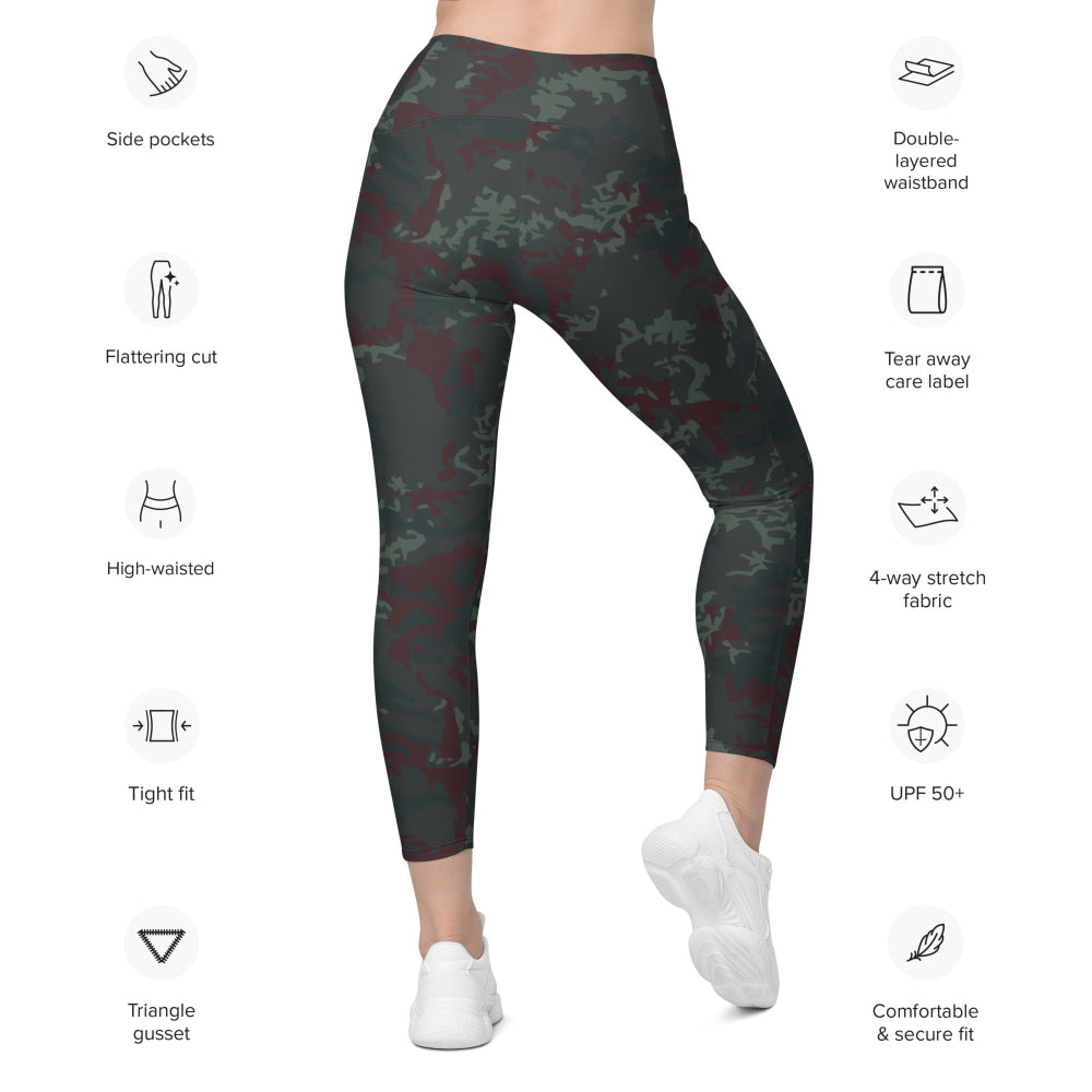 Starfleet MACO (Military Assault Command Operations) Movie CAMO Leggings with pockets - Womens With Pockets