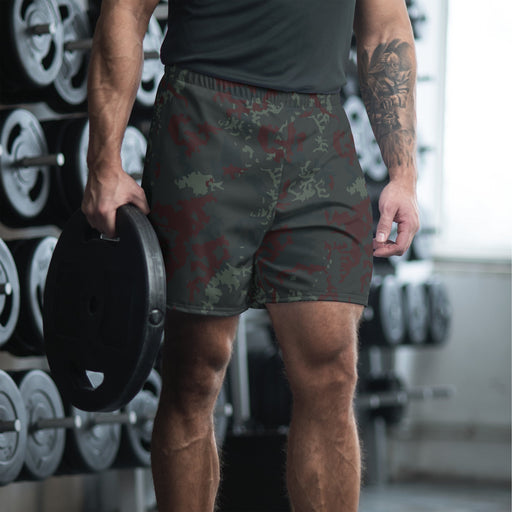 Expeditionary Assault CAMO Unisex Athletic Long Shorts - 2XS